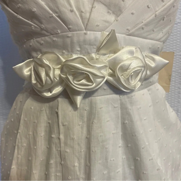 Ruby Rox white strapless dress size 7 NWT. - Picture 2 of 7